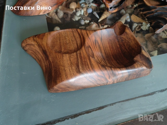 Пепелник за пури с място за чаши, снимка 2 - Декорация за дома - 54292168