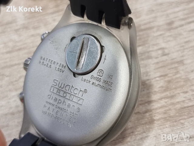 Часовник Swatch Irony Diaphane, снимка 6 - Мъжки - 54413386