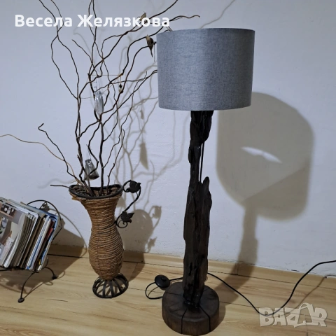 Уникален лампион.Ръчна изработка от дърво, снимка 2 - Други - 54941367