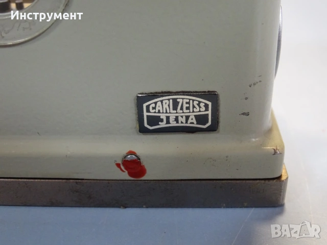 Нивелир машинен Carl Zeis Jena DDR precicion mashine level 0.01 mm/m, снимка 3 - Други инструменти - 54855258