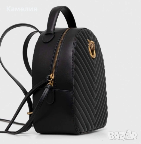 Раница Pinko Естествена кожа, снимка 3 - Раници - 54184401