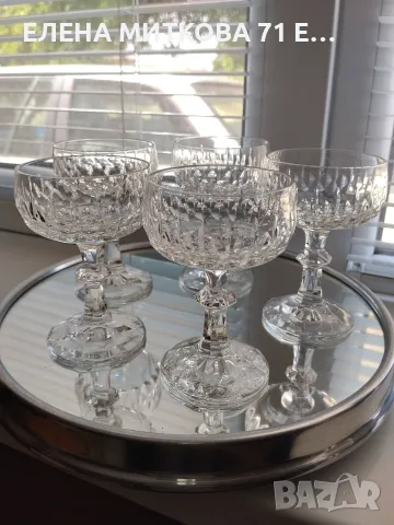 *Schott-swiesel Crystal* комплект от 5 бр. чаши за аперитив, снимка 4 - Чаши - 55317461