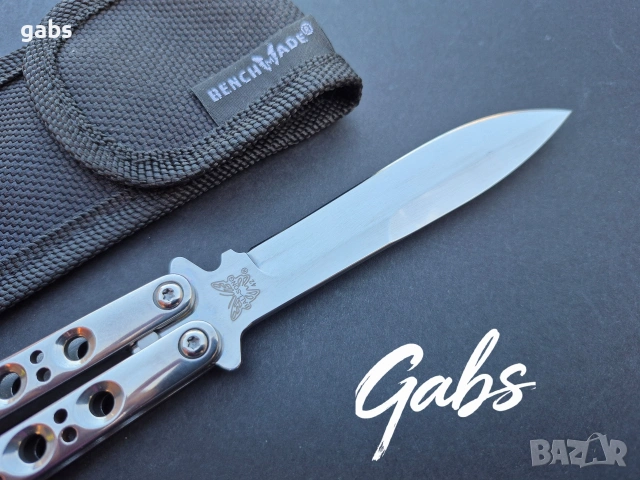 Сгъваем нож тип пеперуда Benchmade Balisong DBM-62,Weehawk, снимка 10 - Ножове - 54351418