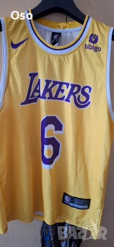 Оригинален баскетболен потник Nike NBA Lakers – LeBron James #6 (Размер M)