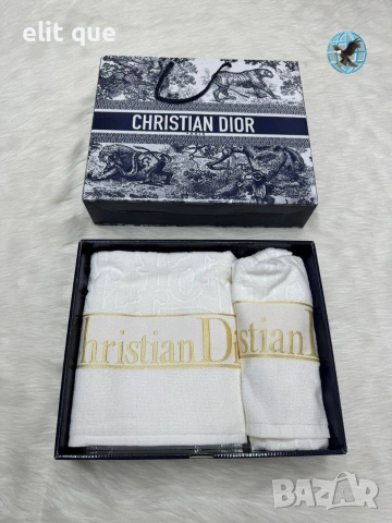 плажни кърпи 90×50см 70×140см 2 броя в кутия Christian Dior Versace Calvin Klein Louis Vuitton , снимка 9 - Хавлиени кърпи - 55217763