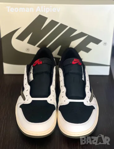 Travis Scott, Air Jordan 1, 42 EU, снимка 3 - Ежедневни обувки - 55340801