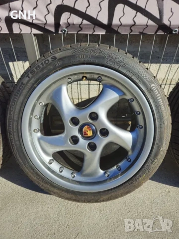 Джанти eMotion Wheels 18цола 5х130 8j et52 на 10j et60 Porsche, снимка 3 - Гуми и джанти - 54576569