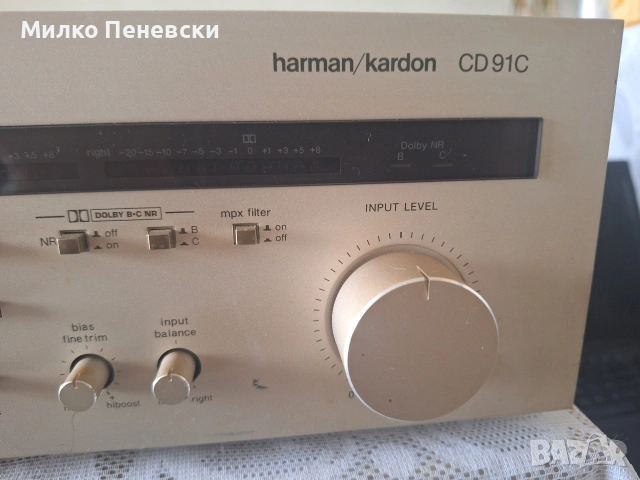 HARMAN KARDON CD 91 C.STEREO CASSETTE DECK.MADE IN JAPAN., снимка 4 - Декове - 54177932