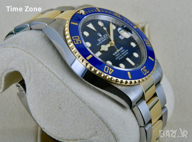 Rolex Submariner 41mm Two-Tone Yellow Automatic Различни Варианти, снимка 5 - Мъжки - 54060848