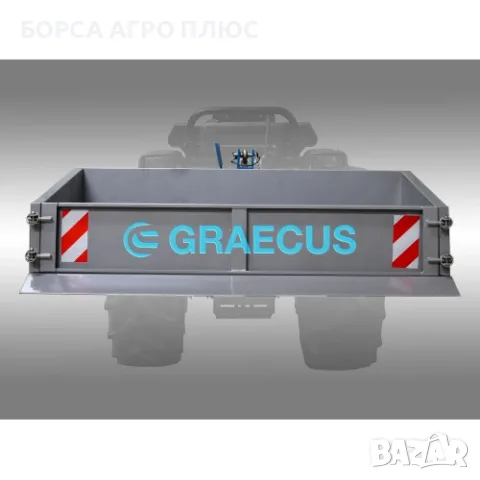 Транспортен кош за трактор с механично изсипване GRAECUS KM100, снимка 3 - Селскостопанска техника - 55513322
