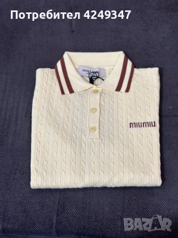 Тениска miu miu, снимка 3 - Тениски - 55082793