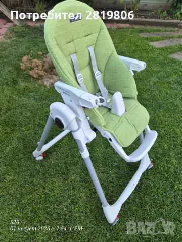 Бебешко столче за хранене - Peg Perego - Prima Pappa Follow Me, снимка 4 - Столчета за хранене - 55538520