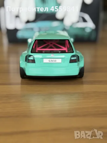 Рядък 1:18 VW Golf 3 V10 JP Performance С Оригинална Кутия и Документ За Автентичност, снимка 4 - Колекции - 55437479