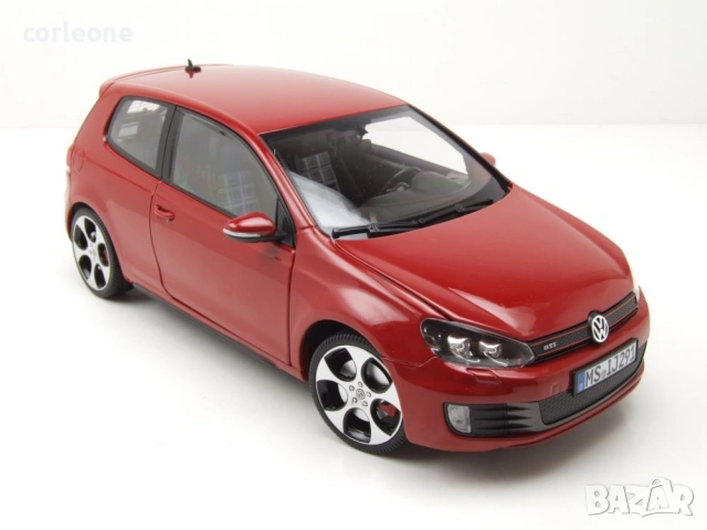 Volkswagen Golf 6 GTI 2009 - мащаб 1:18 на Norev моделът е нов в кутия VW, снимка 10 - Колекции - 54855257