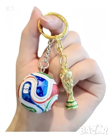Ключодържатели с топка + купа Световно 2026 FIFA WORLD CUP 26 ключодържател, снимка 4 - Дрънкалки и чесалки - 54931275