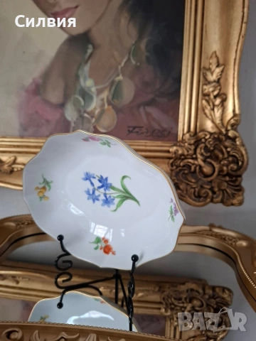 Малка чинийка Meissen ⚔️, снимка 9 - Антикварни и старинни предмети - 54703823