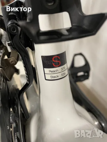 Шосеен велосипед Look 795 Blade RS (Размер S) – Sram Red 2x10 + Quarq + Mavic Comete 60мм, снимка 6 - Велосипеди - 55692869