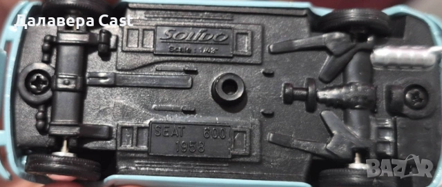 1/43 Seat 600 1958 Solido , снимка 2 - Колекции - 54796793