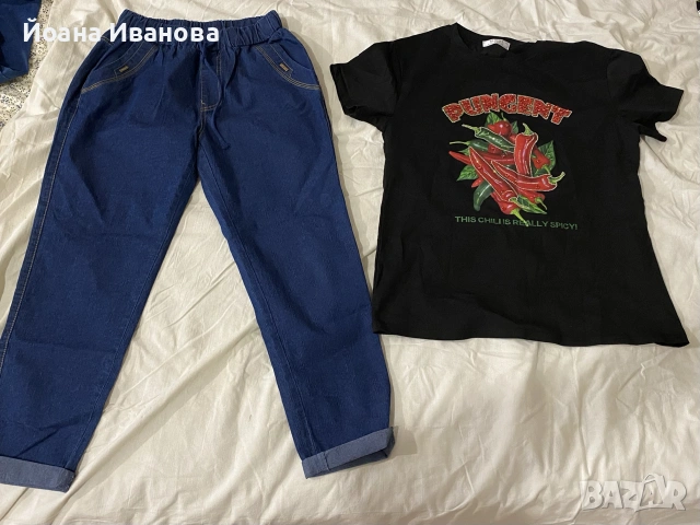 Комплект 3 тениски и 3 панталона, снимка 3 - Комплекти - 55247456