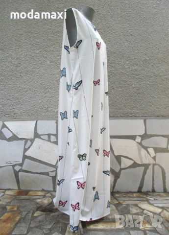 3XL Нова дълга бяла рокля Miss Look , снимка 4 - Рокли - 54984306