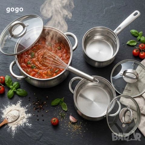 комплект за готвене, снимка 3 - Съдове за готвене - 54598982