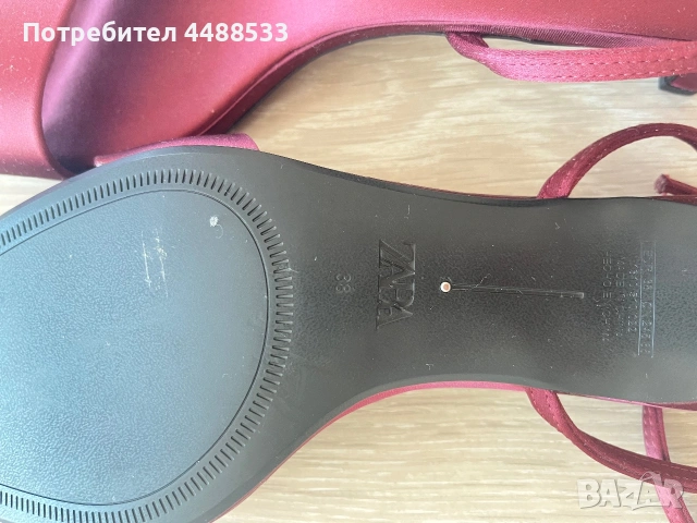 Сандали ZARA, 38, снимка 3 - Сандали - 55130900