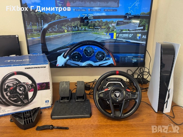 Нов Волан с педали Thrustmaster - T128 за PC PS4 PS5 