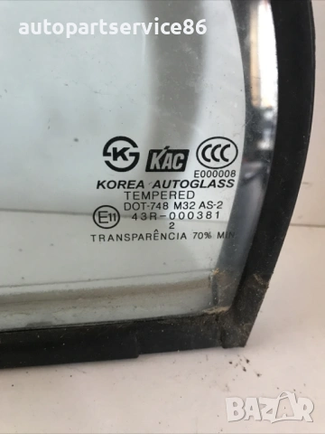 Задно ляво малко странично стъкло за Hyundai Accent (2004) 43R-000381, снимка 2 - Части - 54427307
