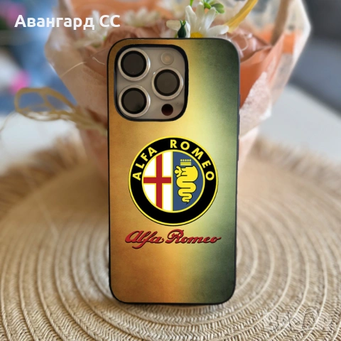 Силиконов калъф за iPhone с лого Alfa Romeo, снимка 13 - Калъфи, кейсове - 54611249
