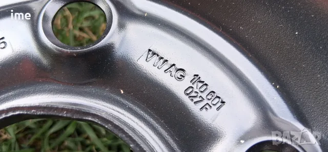 Резервна гума патерица. 2J16 ET25. 5x112. OEM 1K0 601 027F. Става на Audi, VW, Seat, Scoda и др..., снимка 5 - Гуми и джанти - 55317825