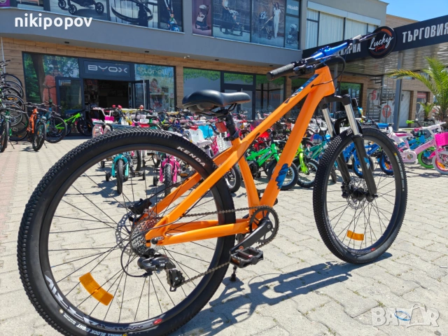 BG Алуминиев велосипед 26" JUMP hdb оранж, снимка 11 - Велосипеди - 54862592