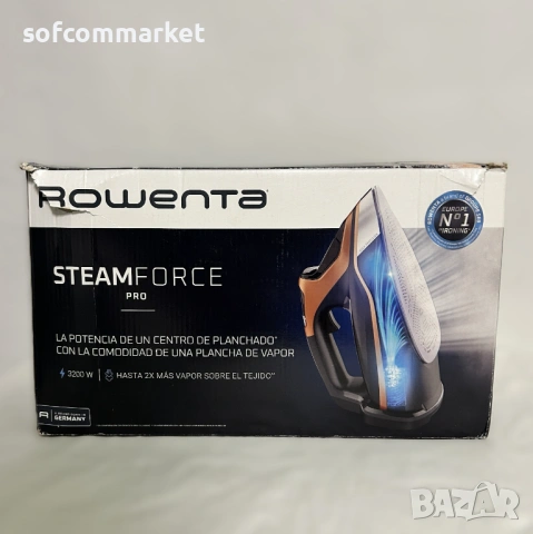 Ютия Rowenta Steamforce Pro DW9520 (3200W) - нова, снимка 9 - Шевни машини - 54687498