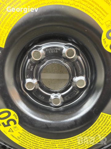 Нова Резервна гума патерица 125/70/18 VW/AUDI, снимка 4 - Гуми и джанти - 54211287