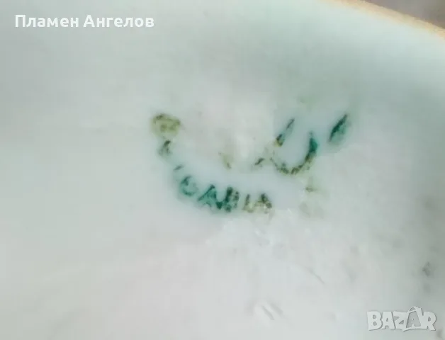 Ретро порцеланова фигурка "Лежаща сърна" Соц порцелан "Изида" СИП. , снимка 9 - Колекции - 55514899