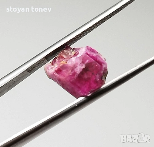 Един от най-редките скъпоценни камъни в света - 1.80 карата Natural Red Beryl (Bixbite) от Юта, САЩ!, снимка 10 - Други - 54772626