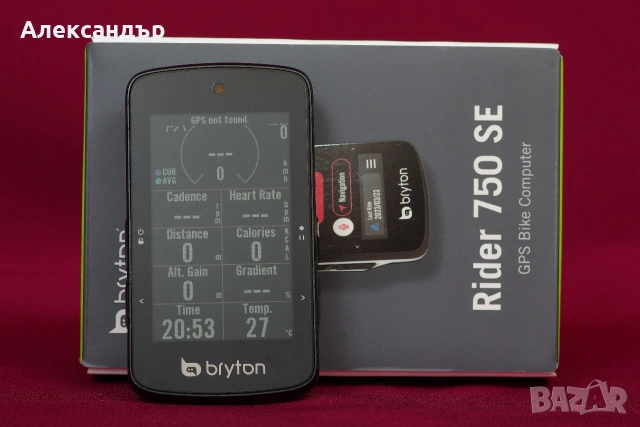 GPS велосипеден компютър Bryton 750 SE пълен комплект., снимка 3 - Аксесоари за велосипеди - 55182639