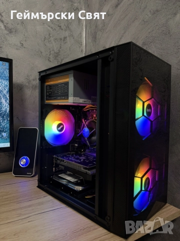 Геймърски компютър Intel Core i3-9100F / GTX 1650 4GB / 16GB RAM / SSD + HDD