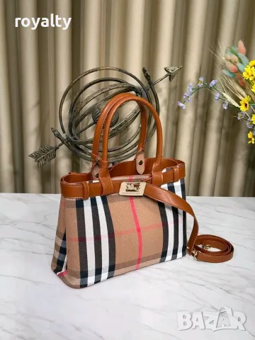 Burberry Нова Стилна Дамска Чанта Различни Цветове , снимка 2 - Чанти - 55640301