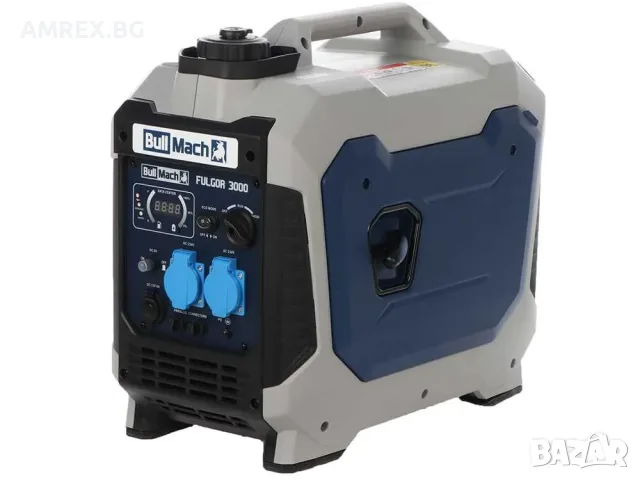 Бензинов инверторен генератор BullMach 3.2 kW, снимка 3 - Генератори - 55394972