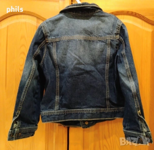 Дънково яке р.122 Beneton ..., снимка 3 - Детски якета и елеци - 45266163