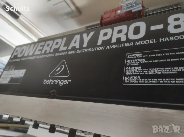 Behringer ha 8000 слушалков усилвател за ремонт, снимка 4 - Аудиосистеми - 55677509