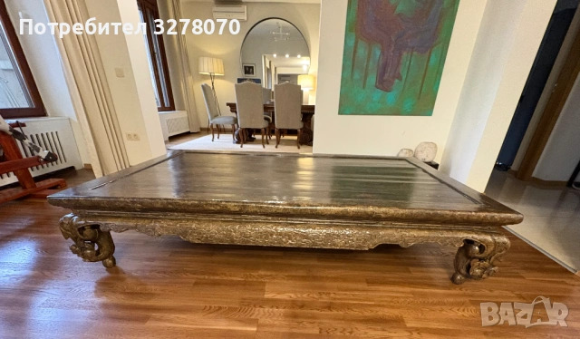 Антична китайска масичка за кафе, снимка 3 - Антикварни и старинни предмети - 54087346