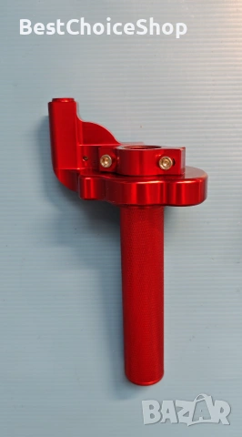 Дръжка за газ за мотоциклет бързо-усукване 7/8in (22mm) с кабел CNC универсална, снимка 3 - Аксесоари и консумативи - 54956256