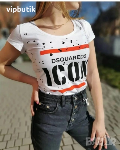 дскуаред женски и мъжки тениски и др, снимка 2 - Тениски - 55151287