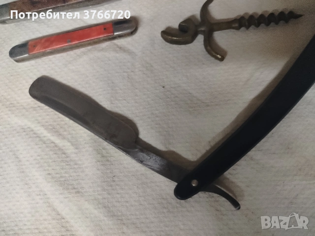 Стари ножки, бръснач, рулетка, снимка 3 - Други ценни предмети - 55105448