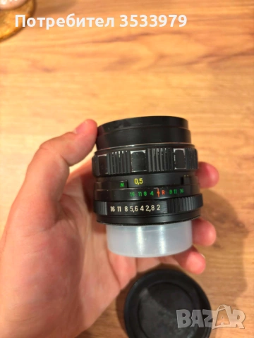Обектив Helios 44M-4 KMZ страхотен, снимка 3 - Обективи и филтри - 54675988