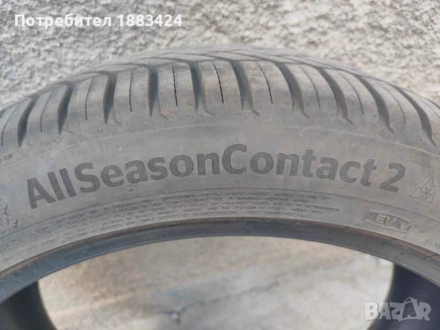 4 броя всесезонни 235/45R20 Continental All Season Contact 2 - нови на 700 км., снимка 2 - Части - 54426592