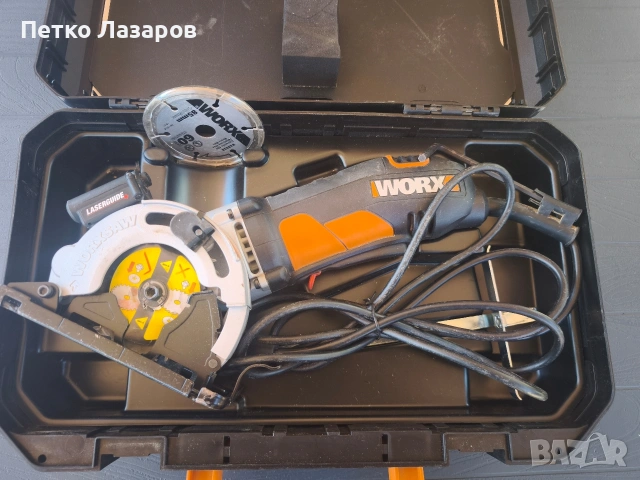 Мини циркуляр worx, снимка 2 - Циркуляри - 54987285