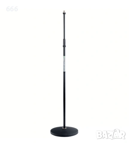 Стойка за микрофон Pronomic MS-100 с основа, черна