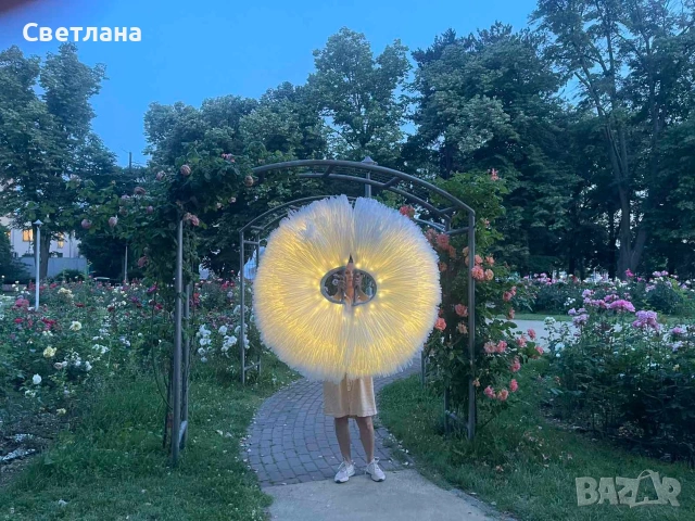 Големи светещи ветрила за танци и сценични изяви, снимка 6 - Декорация за дома - 54258516